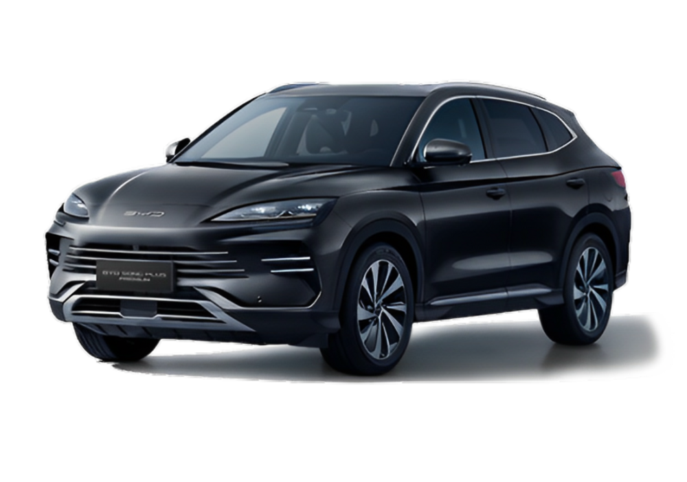 BYD Song Premium preto visto por inteiro