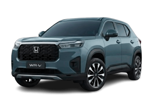 Honda WR-V azul visto por inteiro